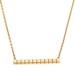 Chopard Ice Cube Pure Diamond 18k Rose Gold Chain Necklace