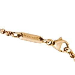 Chopard Happy Diamond 18k Rose Gold Hand of Fatima Bracelet