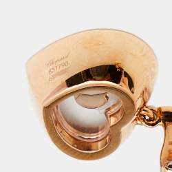 Pre Owned Chopard Very Chopard Diamonds 18k Rose Gold Earrings