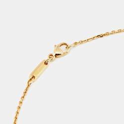 Chopard Happy Diamond 18K Rose Gold Circle Pendant Necklace