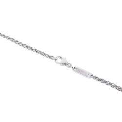 Pre Owned Chopard Happy Diamonds 18K White Gold Diamond Necklace