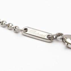 Pre Owned Chopard Happy Diamonds Heart 18K White Gold Diamond Necklace