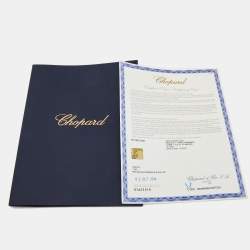 Pre Owned Chopard Happy Hearts Diamond 18k Rose Gold Bracelet