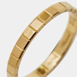 Chopard Ice Cube 18k Yellow Gold Band Ring Size 54