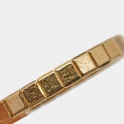 Chopard Ice Cube 18k Yellow Gold Band Ring Size 54
