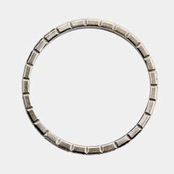Chopard Ice Cube Diamonds 18k White Gold Band Ring Size 54
