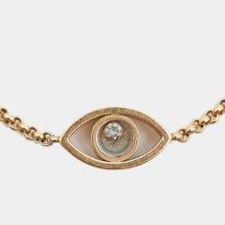 Chopard Happy Diamonds Good Luck Charm 18k Rose Gold Bracelet