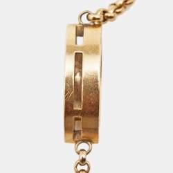 Chopard Happy Diamonds Good Luck Charm 18k Rose Gold Bracelet