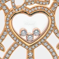 Pre Owned Chopard Happy Diamonds Clown 18k Rose Gold Pendant Necklace