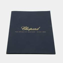 Chopard Happy Diamonds with Floating Arabic Letter 18k Rose Gold Pendant Necklace