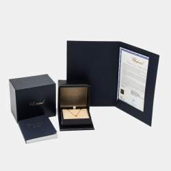 Pre Owned Chopard Happy Diamonds 18k Rose Gold Pendant Necklace