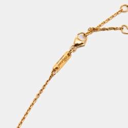 Pre Owned Chopard Happy Diamonds 18k Rose Gold Pendant Necklace