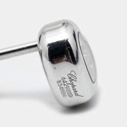 Chopard Happy Diamonds 18k White Gold Diamond Stud Earrings