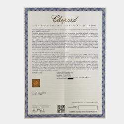 Pre Owned Chopard La Strada 18K Yellow Gold 1.39 ct Diamond Earrings