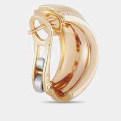 Pre Owned Chopard La Strada 18K Yellow Gold 1.39 ct Diamond Earrings