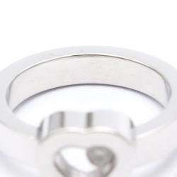Chopard Happy Hearts 18K White Gold Diamond Ring EU 49