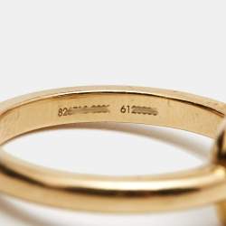 Chopard Happy Diamonds 18k Yellow Gold Ring Size 53