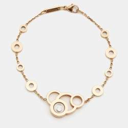 Chopard Happy Bubble Diamonds 18k Rose Gold Bracelet