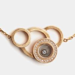 Chopard Happy Bubble Diamonds 18k Rose Gold Bracelet