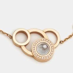 Chopard Happy Bubble Diamonds 18k Rose Gold Bracelet