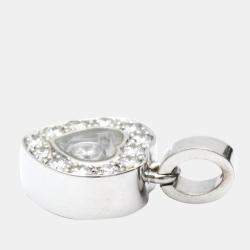 Chopard Happy Diamonds Icon Heart 18K White Gold Diamond Charms and Pendants