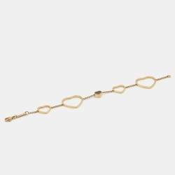 Pre Owned Chopard Happy Hearts Diamond 18k Rose Gold Bracelet