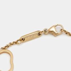 Pre Owned Chopard Happy Hearts Diamond 18k Rose Gold Bracelet