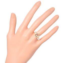 Chopard Happy Diamonds 18K Yellow Gold Diamond Ring EU 50.5