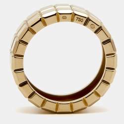 Chopard Ice Cube 18k Yellow Gold Ring Size 56