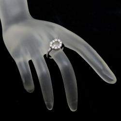 Chopard Happy Diamonds Heart 18K White Gold Diamond Ring EU 48
