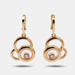 Chopard Happy Dreams Diamonds 18k Rose Gold Earrings