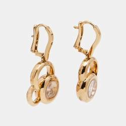 Chopard Happy Dreams Diamonds 18k Rose Gold Earrings