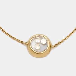 Pre Owned Chopard Happy Diamonds Icon 18k Yellow Gold Bracelet