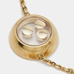 Pre Owned Chopard Happy Diamonds Icon 18k Yellow Gold Bracelet