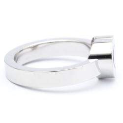 Chopard Happy Diamonds Heart 18K White Gold Diamond Ring EU 52