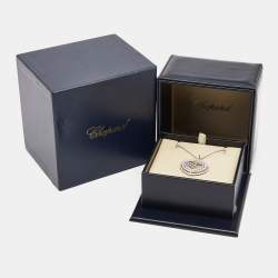 Chopard Happy Diamonds 18k White Gold Pendant Necklace
