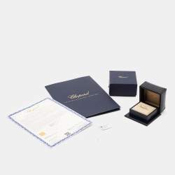Chopard Ice Cube 18k Rose Gold Ring Size 52