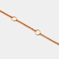 Chopard Happy Hearts Mother of Pearl 18k Rose Gold Pendant Necklace