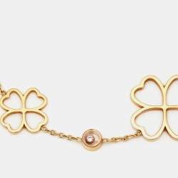 Chopard  Clover Diamond 18k Rose Gold Bracelet