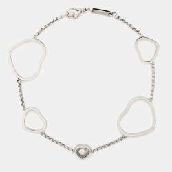 Chopard Happy Hearts Diamond 18k White Gold Bracelet