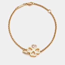 Chopard Happy Diamonds Clover 18k Rose Gold Bracelet Chopard