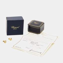 Chopard Happy Diamonds 18k Yellow Gold Earrings