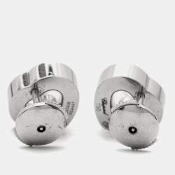 Chopard Happy Diamonds Icon Diamond 18k White Gold Stud Earrings