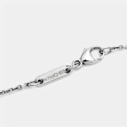 Chopard  Happy Emotions Diamond 18k White Gold Pendant Necklace