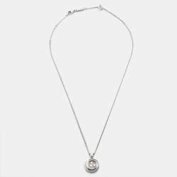 Chopard  Happy Emotions Diamond 18k White Gold Pendant Necklace