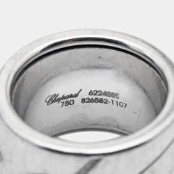 Chopard Chopardissimo 18k White Gold Ring Size 51