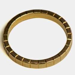 Chopard Ice Cube Diamonds 18k Yellow Gold Ring Size 52