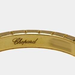 Chopard Ice Cube Diamonds 18k Yellow Gold Ring Size 52