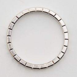 Chopard Ice Cube Diamond 18k White Gold Ring Size 49