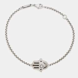 Chopard Happy Diamond Good Luck 18k White Gold Bracelet